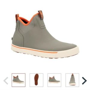 Rocky dry-strike waterproof grey & orange deck boots size 8 women's 6 men's